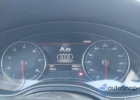 2013 Audi A6 3.0T Premium from USA, damaged, VIN WAUHGAFC3DN004300